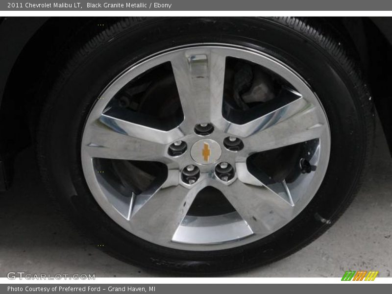 Black Granite Metallic / Ebony 2011 Chevrolet Malibu LT