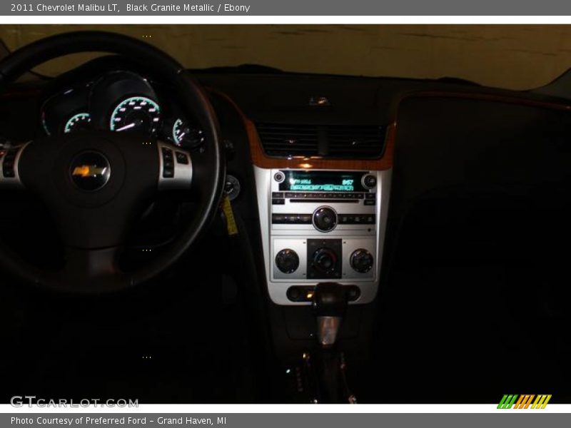 Black Granite Metallic / Ebony 2011 Chevrolet Malibu LT