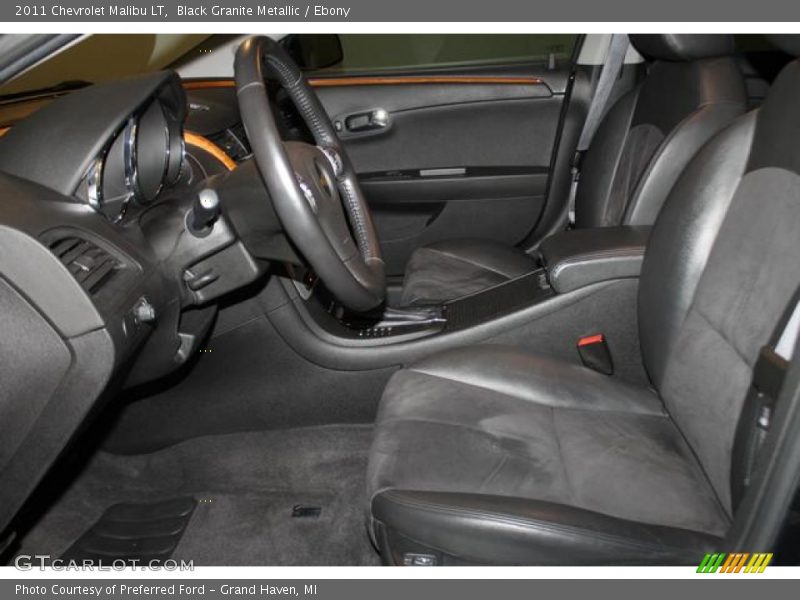 Black Granite Metallic / Ebony 2011 Chevrolet Malibu LT