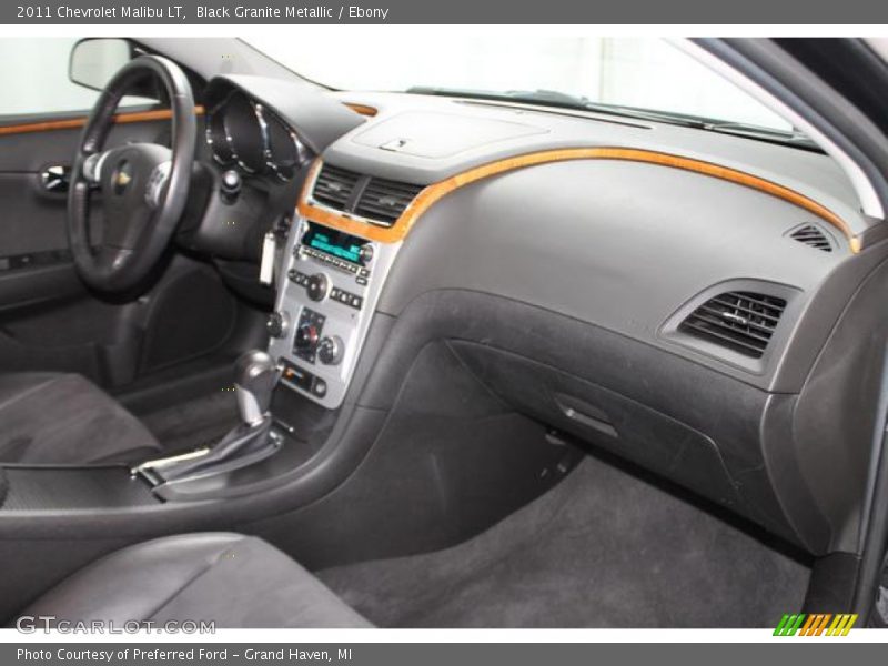 Black Granite Metallic / Ebony 2011 Chevrolet Malibu LT