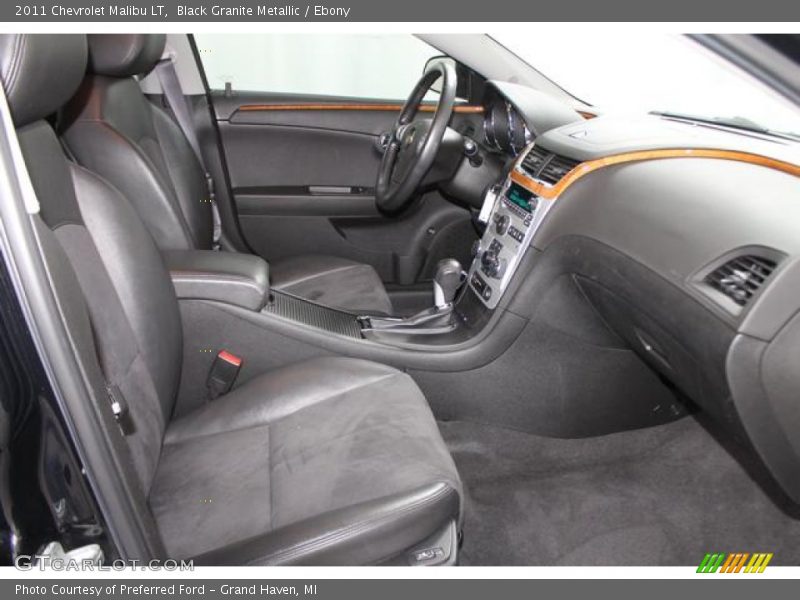 Black Granite Metallic / Ebony 2011 Chevrolet Malibu LT