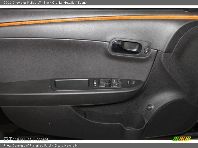 Black Granite Metallic / Ebony 2011 Chevrolet Malibu LT