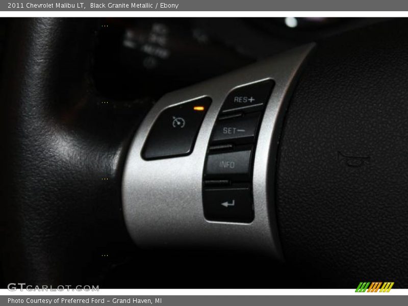 Black Granite Metallic / Ebony 2011 Chevrolet Malibu LT