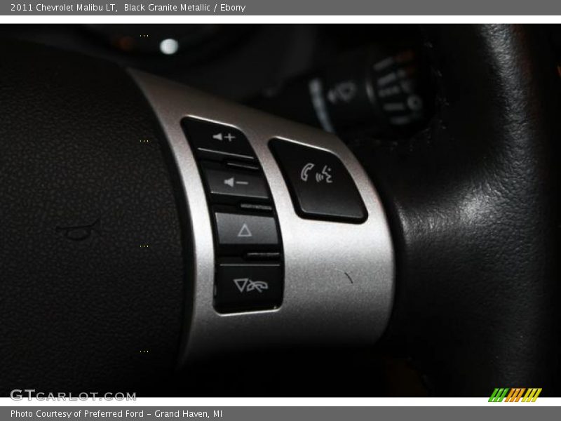 Black Granite Metallic / Ebony 2011 Chevrolet Malibu LT