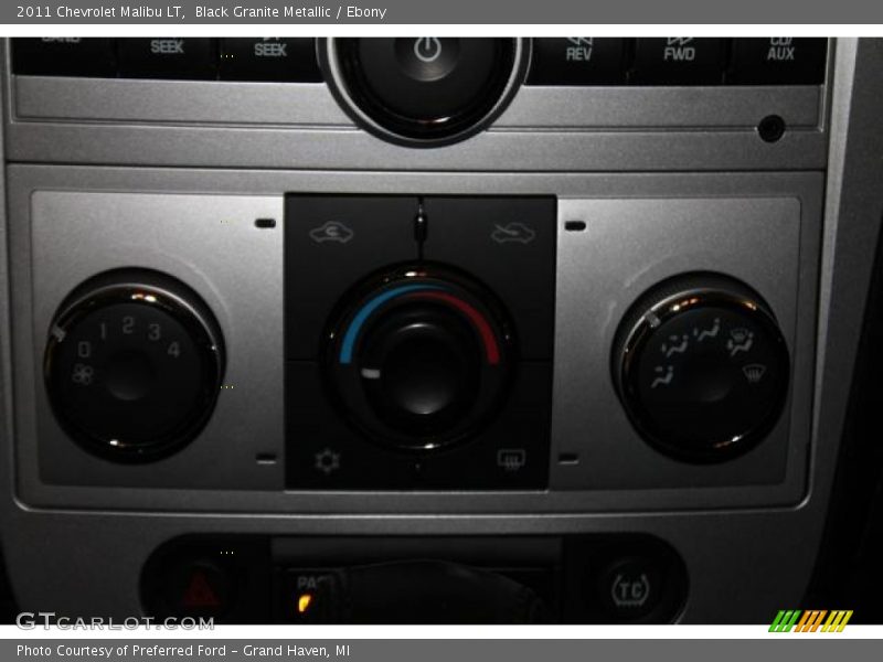 Black Granite Metallic / Ebony 2011 Chevrolet Malibu LT