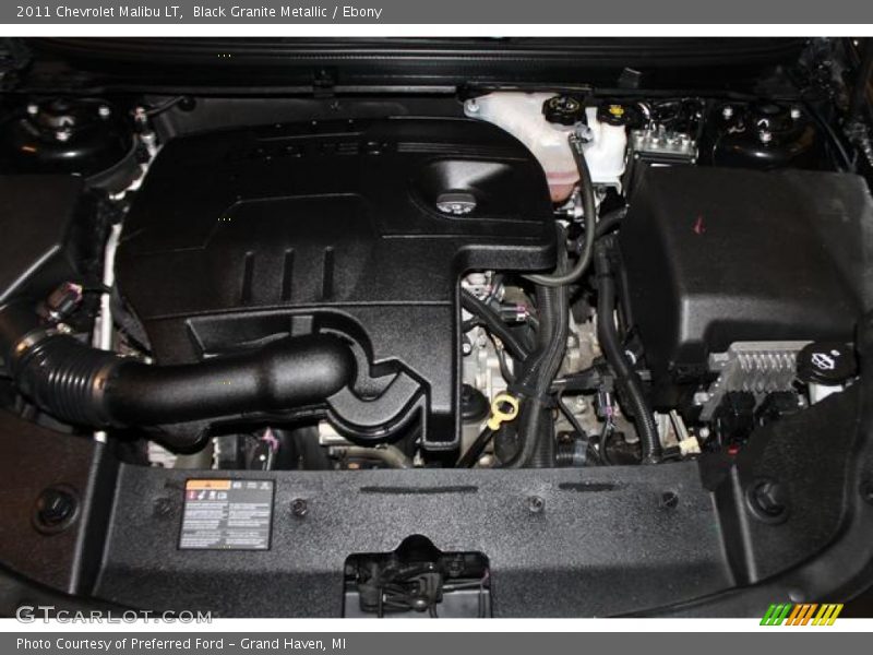 Black Granite Metallic / Ebony 2011 Chevrolet Malibu LT