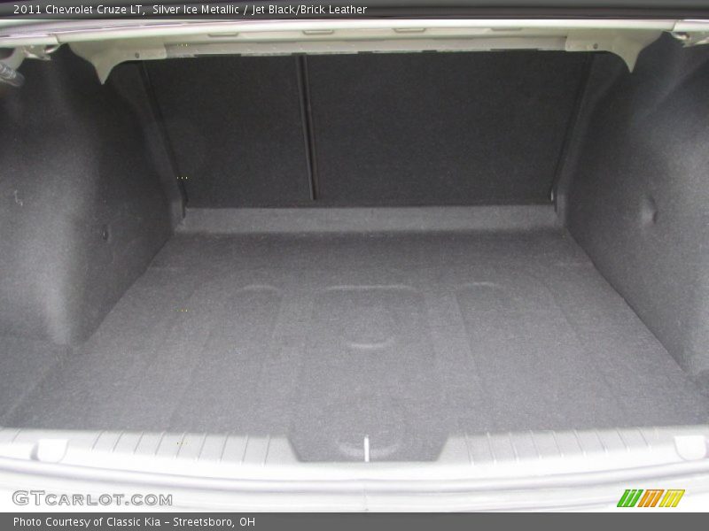 Silver Ice Metallic / Jet Black/Brick Leather 2011 Chevrolet Cruze LT