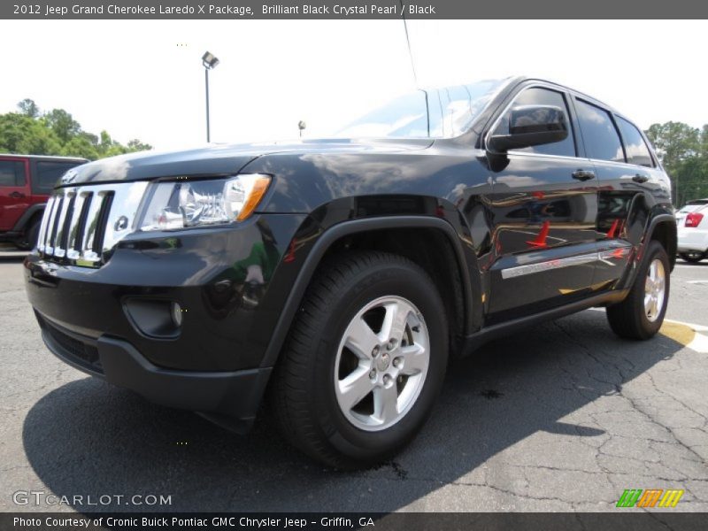 Brilliant Black Crystal Pearl / Black 2012 Jeep Grand Cherokee Laredo X Package