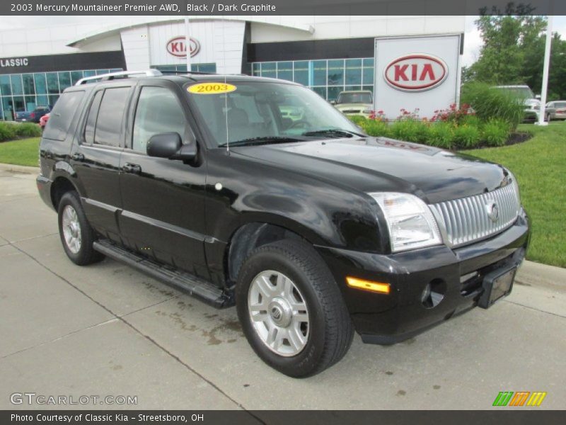 Black / Dark Graphite 2003 Mercury Mountaineer Premier AWD