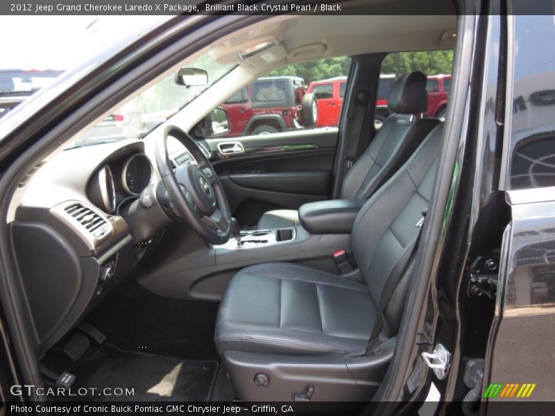 Brilliant Black Crystal Pearl / Black 2012 Jeep Grand Cherokee Laredo X Package
