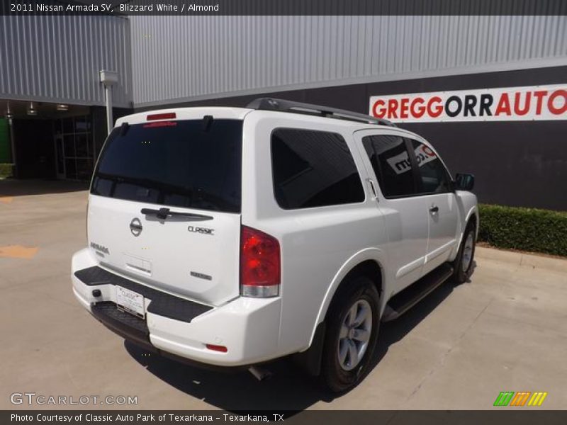 Blizzard White / Almond 2011 Nissan Armada SV