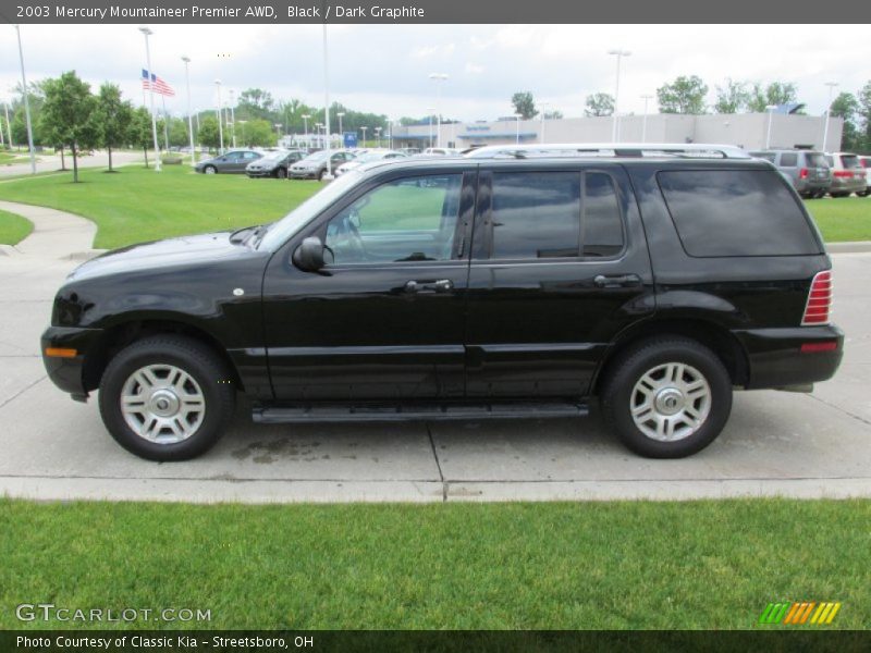 Black / Dark Graphite 2003 Mercury Mountaineer Premier AWD