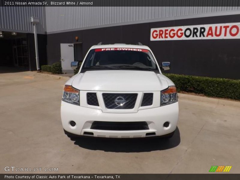 Blizzard White / Almond 2011 Nissan Armada SV