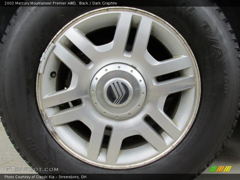 Black / Dark Graphite 2003 Mercury Mountaineer Premier AWD