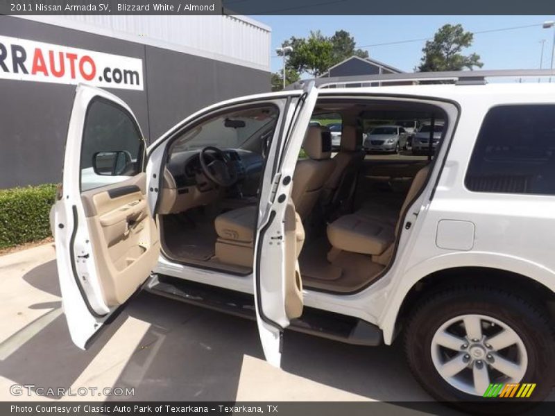 Blizzard White / Almond 2011 Nissan Armada SV