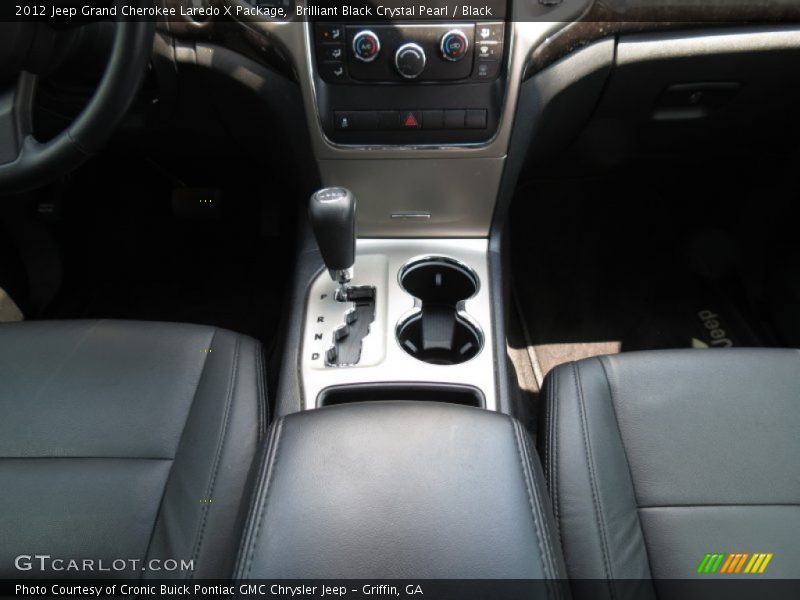 Brilliant Black Crystal Pearl / Black 2012 Jeep Grand Cherokee Laredo X Package