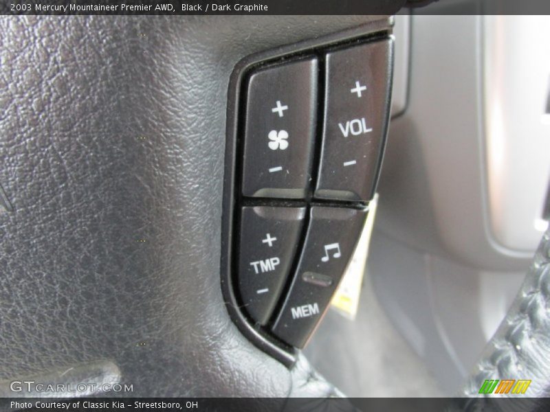 Black / Dark Graphite 2003 Mercury Mountaineer Premier AWD
