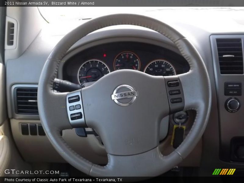 Blizzard White / Almond 2011 Nissan Armada SV