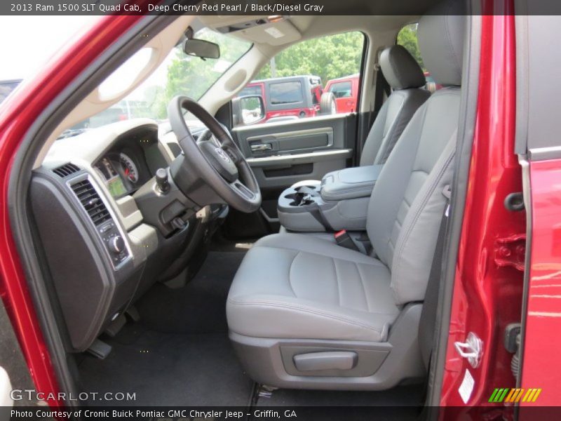  2013 1500 SLT Quad Cab Black/Diesel Gray Interior