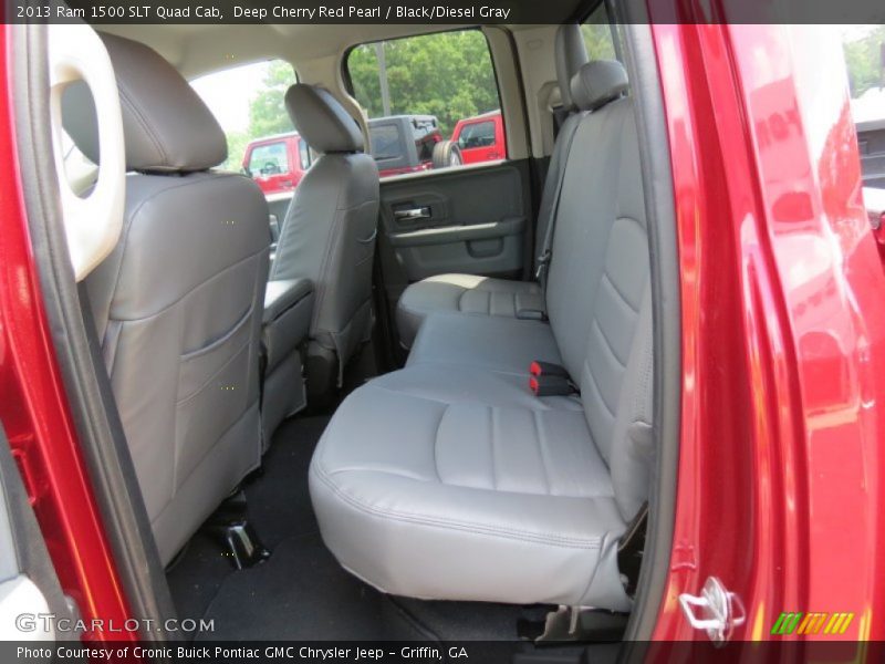 Rear Seat of 2013 1500 SLT Quad Cab
