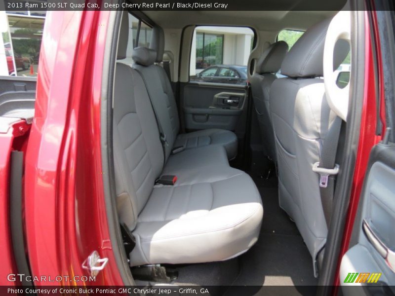 Rear Seat of 2013 1500 SLT Quad Cab