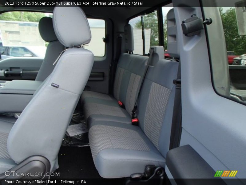 Sterling Gray Metallic / Steel 2013 Ford F250 Super Duty XLT SuperCab 4x4