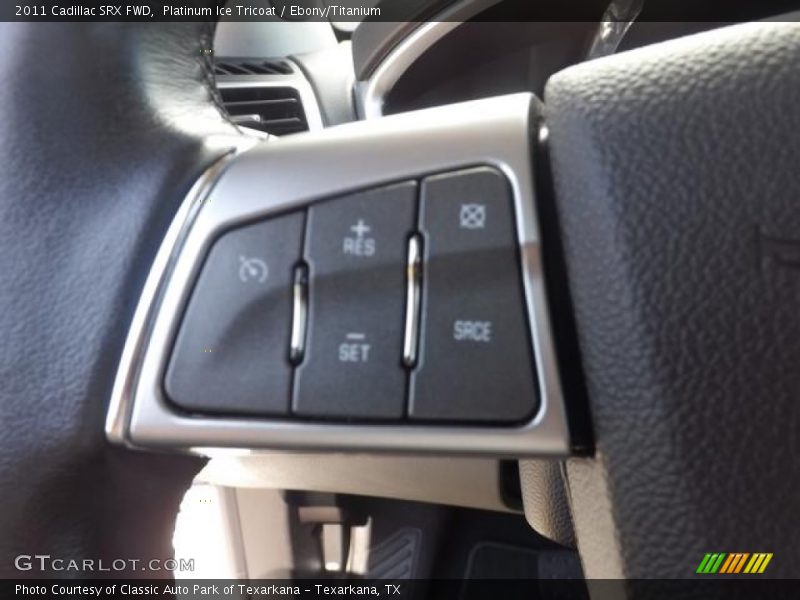 Platinum Ice Tricoat / Ebony/Titanium 2011 Cadillac SRX FWD