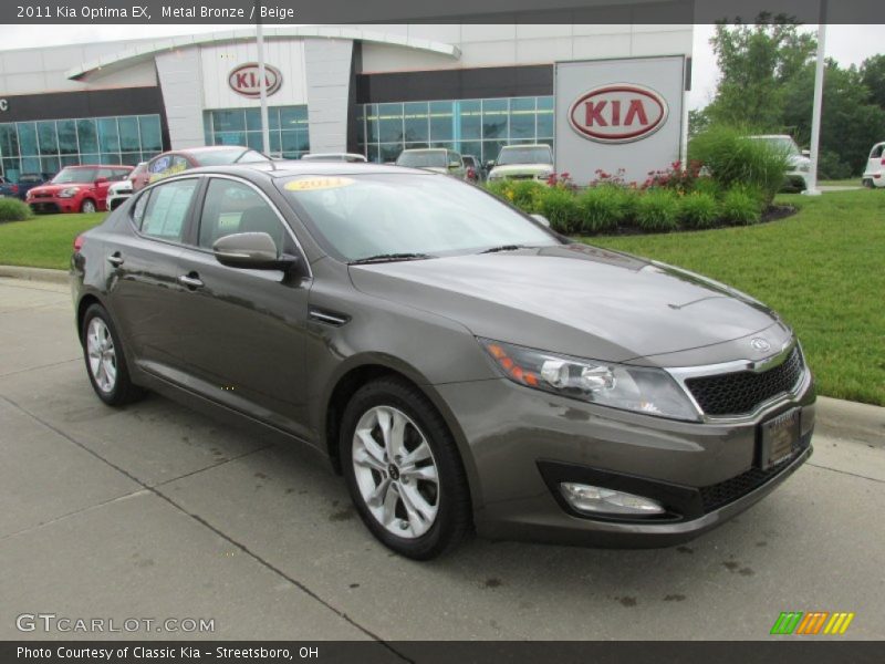 Metal Bronze / Beige 2011 Kia Optima EX