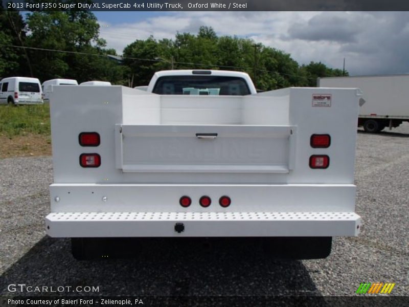 Oxford White / Steel 2013 Ford F350 Super Duty XL SuperCab 4x4 Utility Truck