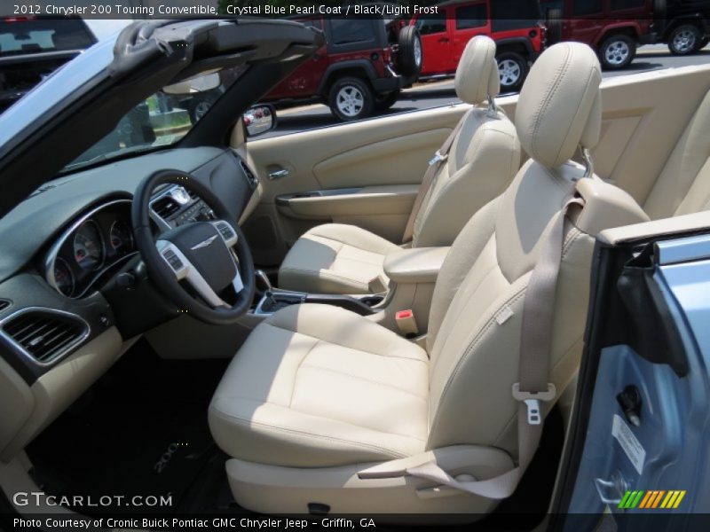 Front Seat of 2012 200 Touring Convertible