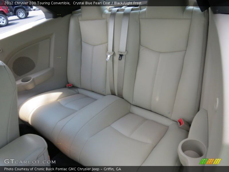 Rear Seat of 2012 200 Touring Convertible