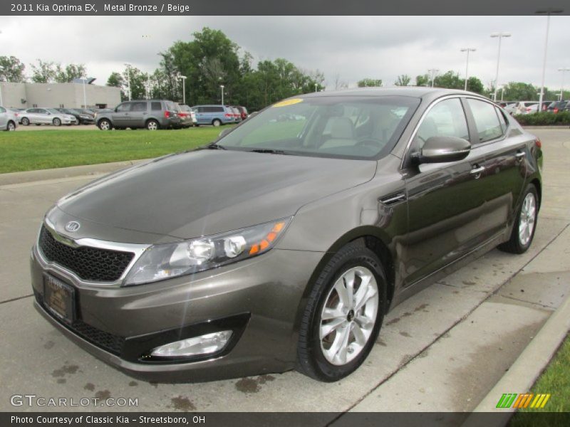 Metal Bronze / Beige 2011 Kia Optima EX