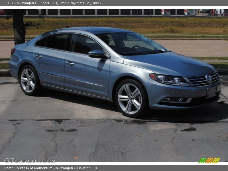 Iron Gray Metallic / Black 2013 Volkswagen CC Sport Plus
