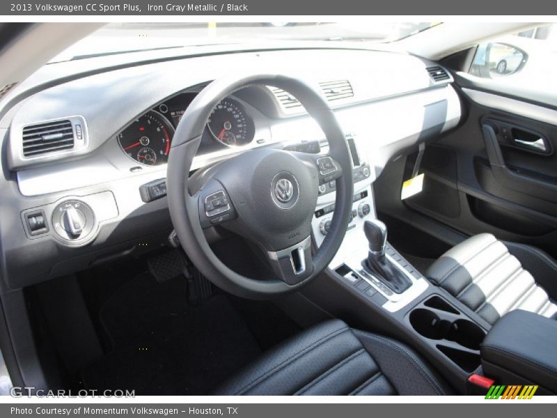 Iron Gray Metallic / Black 2013 Volkswagen CC Sport Plus