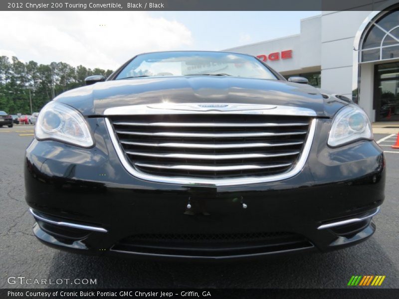 Black / Black 2012 Chrysler 200 Touring Convertible