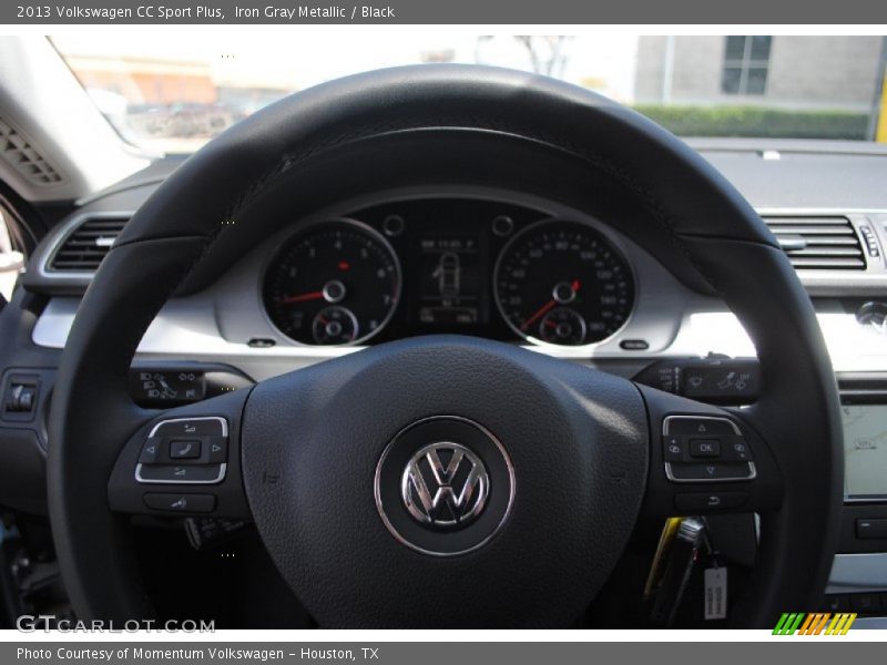Iron Gray Metallic / Black 2013 Volkswagen CC Sport Plus
