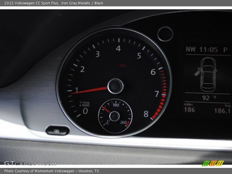 Iron Gray Metallic / Black 2013 Volkswagen CC Sport Plus