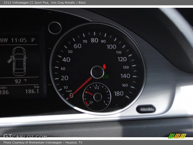 Iron Gray Metallic / Black 2013 Volkswagen CC Sport Plus