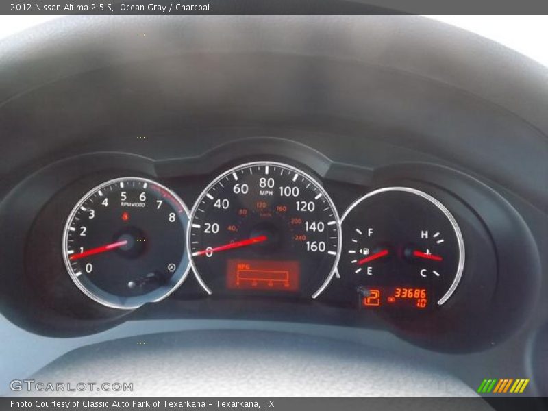 Ocean Gray / Charcoal 2012 Nissan Altima 2.5 S