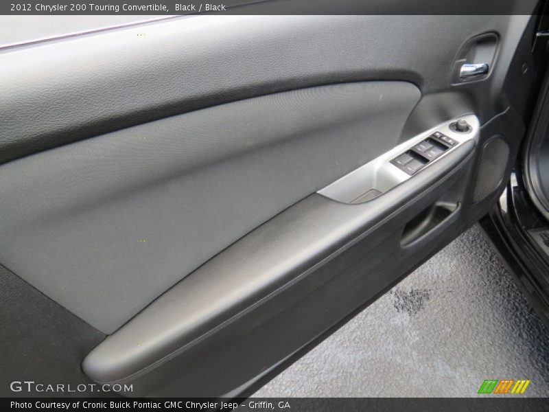 Black / Black 2012 Chrysler 200 Touring Convertible
