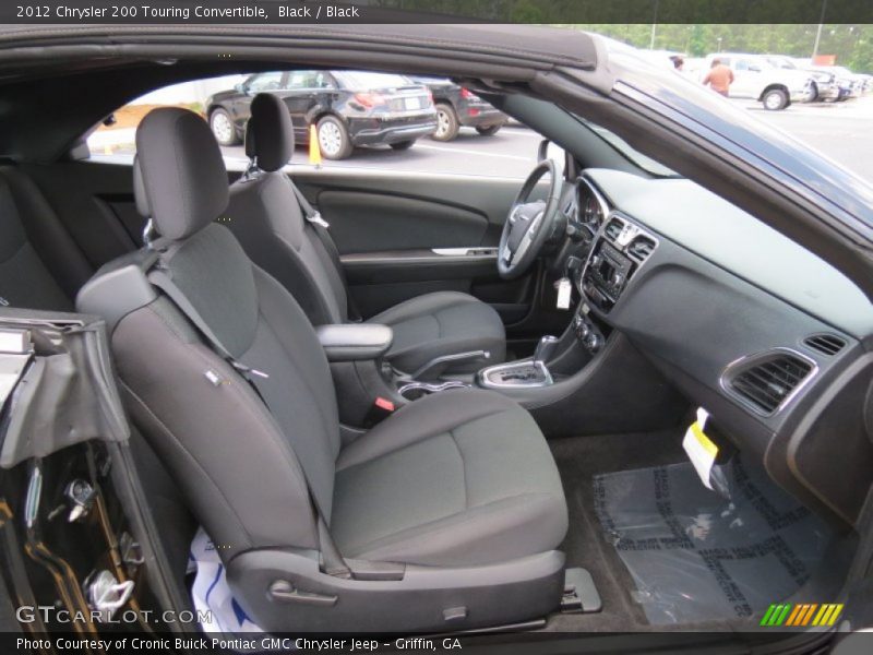 Black / Black 2012 Chrysler 200 Touring Convertible