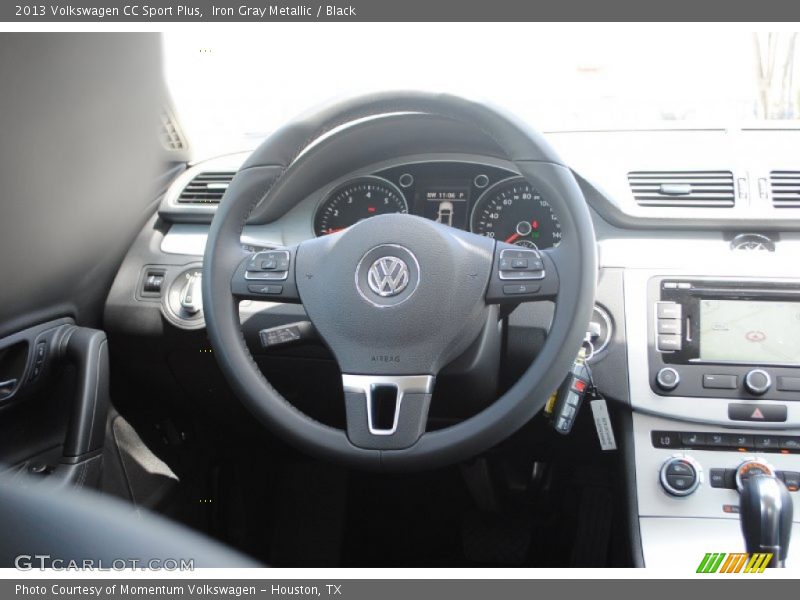 Iron Gray Metallic / Black 2013 Volkswagen CC Sport Plus