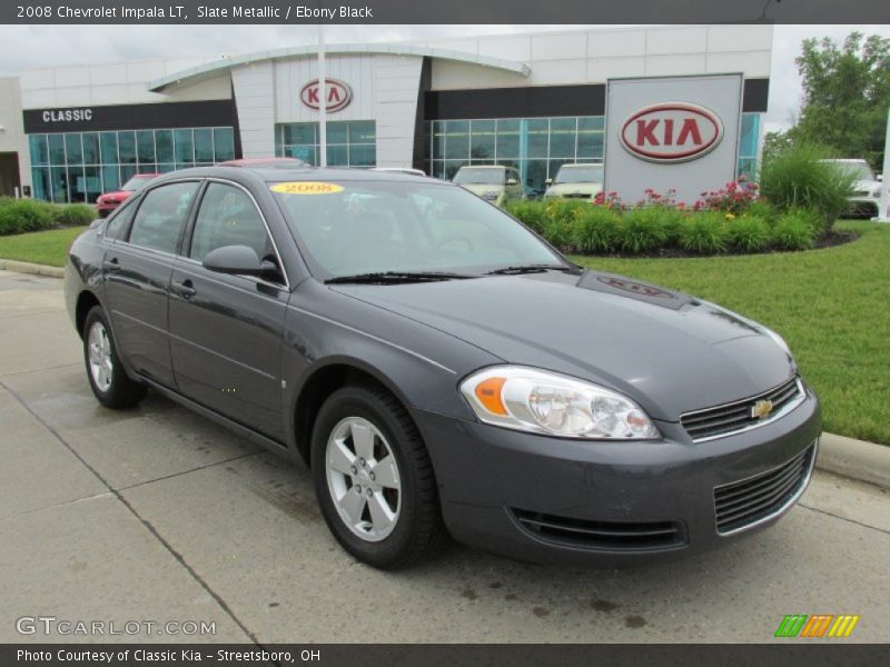 Slate Metallic / Ebony Black 2008 Chevrolet Impala LT