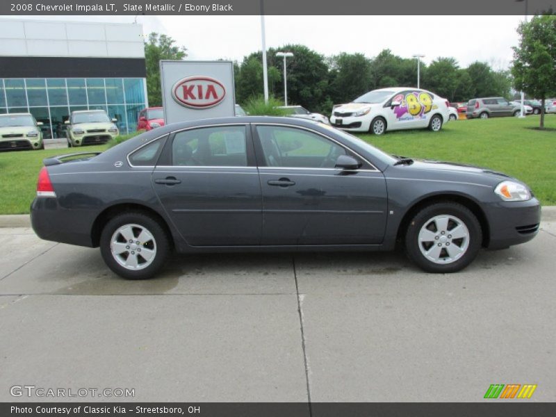 Slate Metallic / Ebony Black 2008 Chevrolet Impala LT