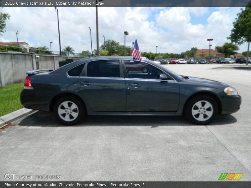 Cyber Gray Metallic / Gray 2010 Chevrolet Impala LT