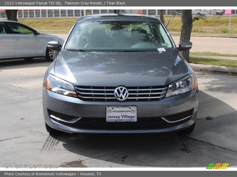 Platinum Gray Metallic / Titan Black 2013 Volkswagen Passat TDI SEL