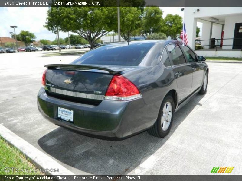Cyber Gray Metallic / Gray 2010 Chevrolet Impala LT
