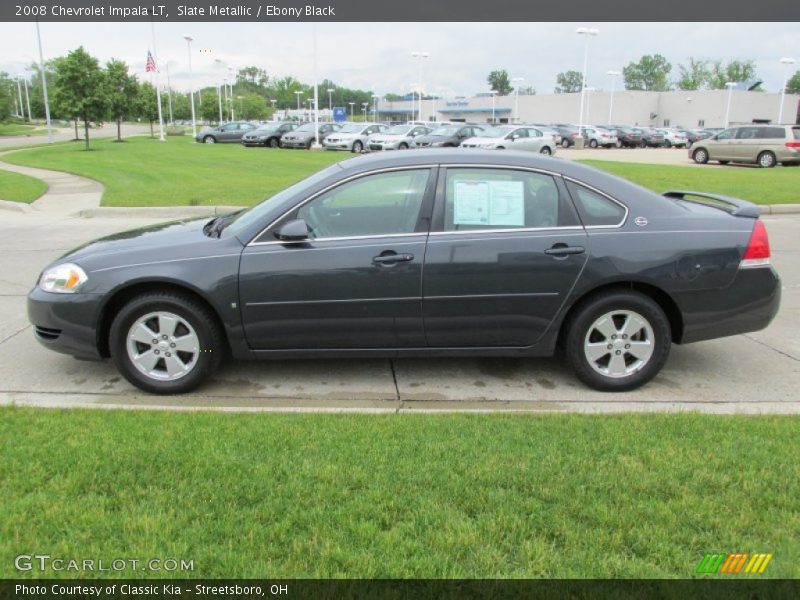 Slate Metallic / Ebony Black 2008 Chevrolet Impala LT