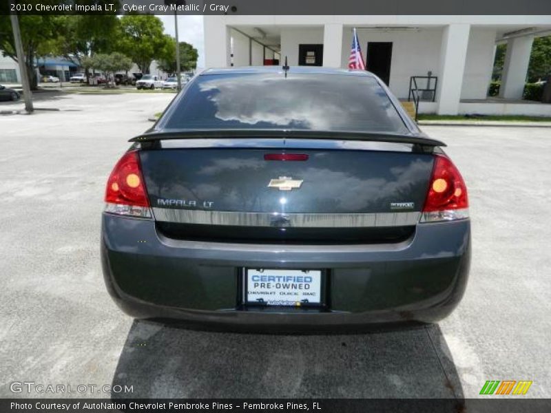 Cyber Gray Metallic / Gray 2010 Chevrolet Impala LT