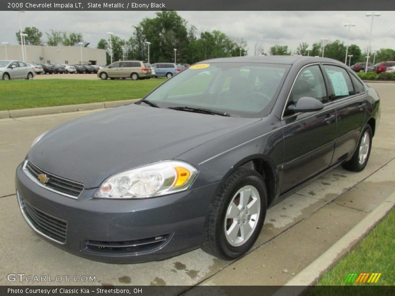Slate Metallic / Ebony Black 2008 Chevrolet Impala LT